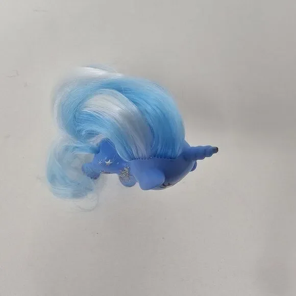 My Little Pony G4 Trixie Lulamoon 3" Brushable Curious Pose Glitter Stars 2016 - Picture 3 of 12